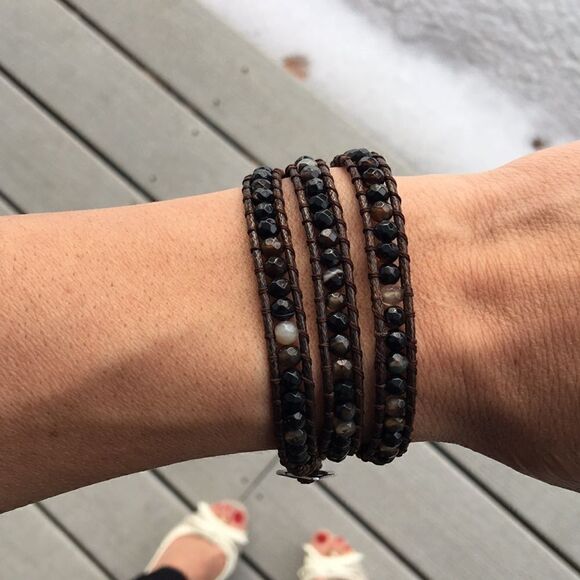 NEW Katie Soleil brown Wrap Bracelet - Picture 1 of 6